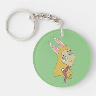 chibi bunnygirl keychain