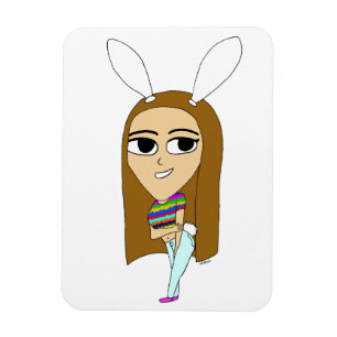chibi bunnygirl    magnet