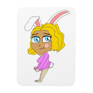 chibi bunnygirl magnet
