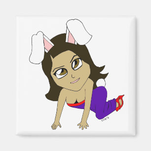 chibi bunnygirl  magnet