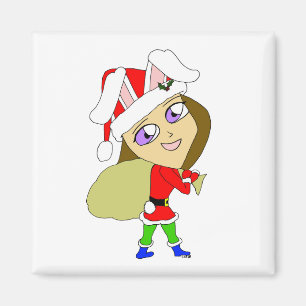 chibi bunnygirl magnet