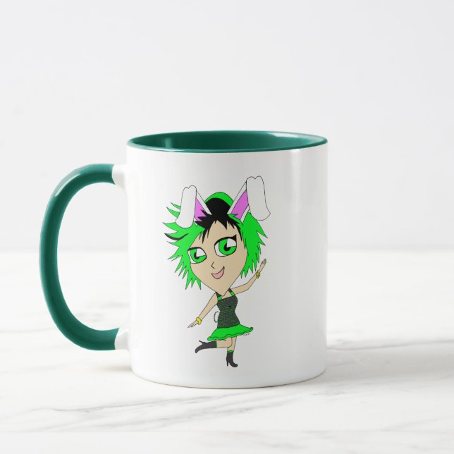 chibi bunnygirl   mug (Left)