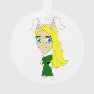 chibi bunnygirl     ornament