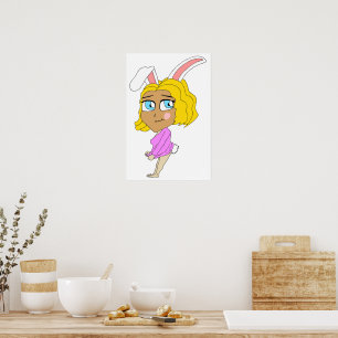 chibi bunnygirl  poster