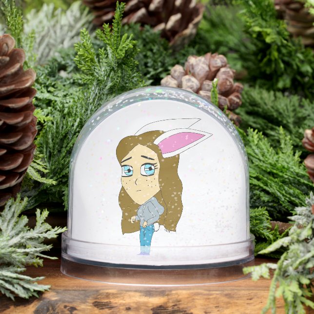 chibi bunnygirl    snowglobe (Winter)
