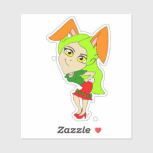 chibi bunnygirl sticker