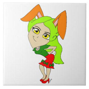 chibi bunnygirl   tile