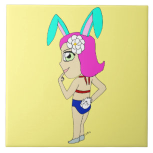chibi bunnygirl    tile