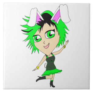 chibi bunnygirl   tile
