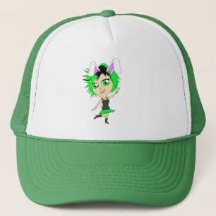 chibi bunnygirl  trucker hat