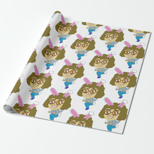 chibi bunnygirl wrapping paper