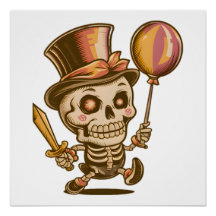 Chibi Carnival Skeleton 