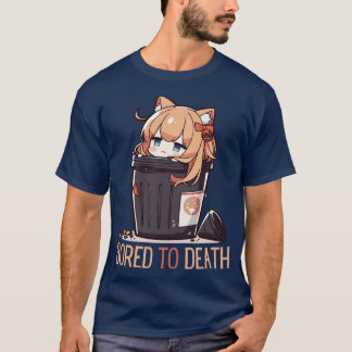 Chibi Cat Bored T-Shirt