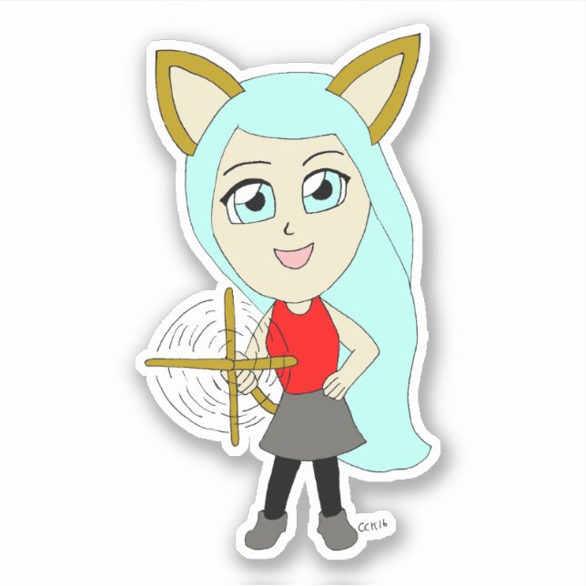chibi catgirl   (Front)