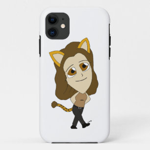 chibi catgirl  iPhone 11 case