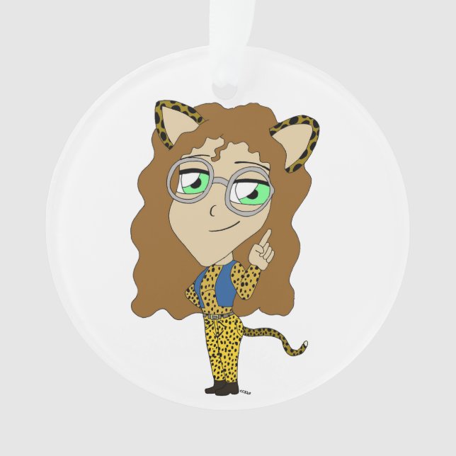chibi catgirl     ornament (Front)