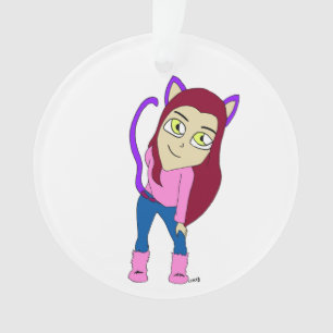 chibi catgirl     ornament