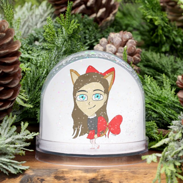 chibi catgirl  snowglobe (Winter)