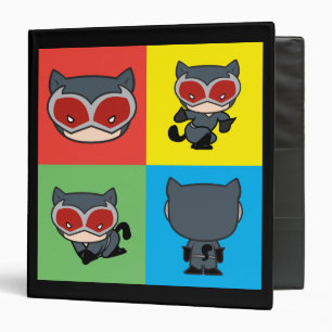 Chibi Catwoman Character Poses Binder