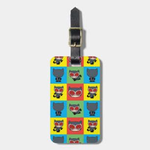 Chibi Catwoman Character Poses Luggage Tag