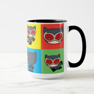 Chibi Catwoman Character Poses Mug