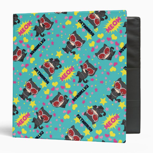 Chibi Catwoman Pattern Binder (Front/Inside)