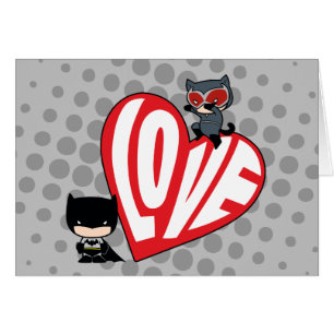 Chibi Catwoman Pounce on Batman