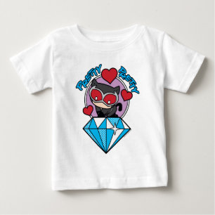 Chibi Catwoman Sitting Atop Large Diamond Baby T-Shirt