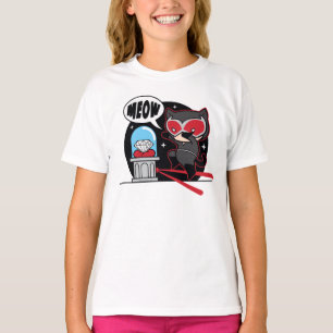 Chibi Catwoman Stealing A Diamond T-Shirt