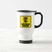 Chibi Catwoman Super Villain Crossing Sign