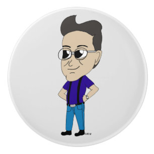 chibi ceramic knob