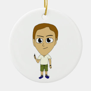 chibi   ceramic ornament