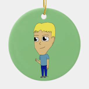 chibi    ceramic ornament