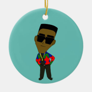 chibi ceramic ornament