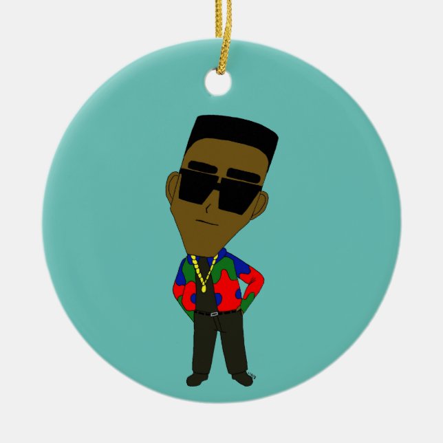 chibi ceramic ornament (Front)