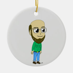 chibi    ceramic ornament