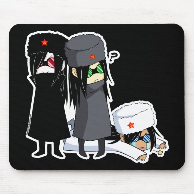 Chibi Commies Mousepad (Front)