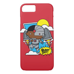 Chibi Cyborg Blast Off! Case-Mate iPhone Case