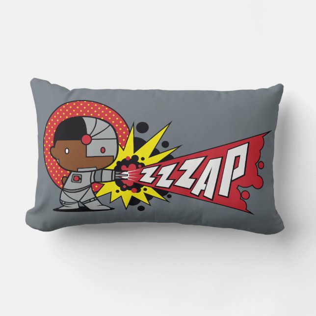 Chibi Cyborg's Cybernetic Cannon Lumbar Pillow (Front)