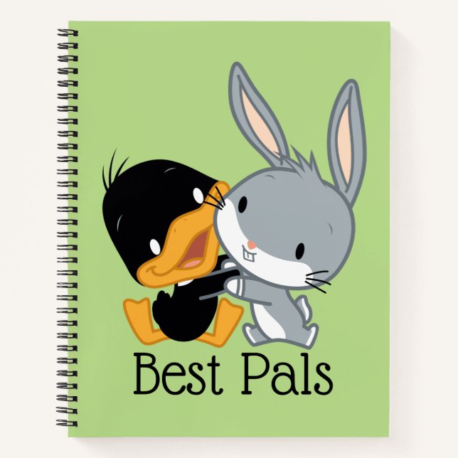 Chibi DAFFY DUCK™ & BUGS BUNNY™ Notebook (Front)