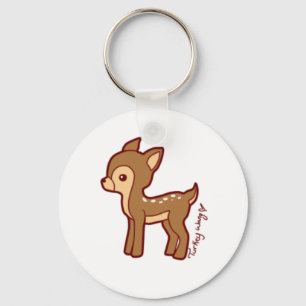 chibi deer keychain