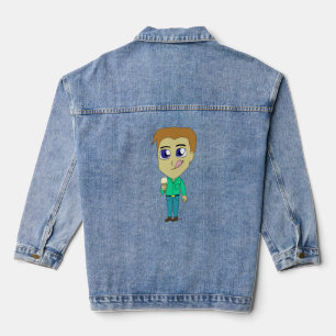 chibi  denim jacket