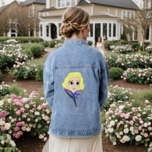 chibi   denim jacket