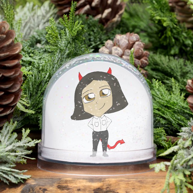 chibi devil girl snowglobe (Winter)