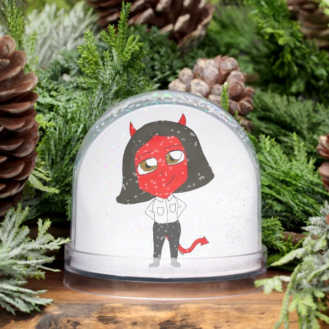chibi devil girl snowglobe (Winter)
