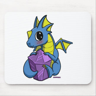 chibi dragon mouse pad