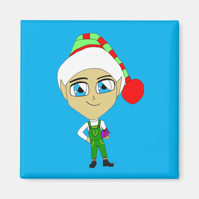 chibi elf   magnet (Front)