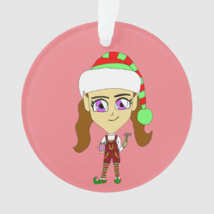 chibi elf     ornament