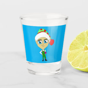 chibi elf    shot glass
