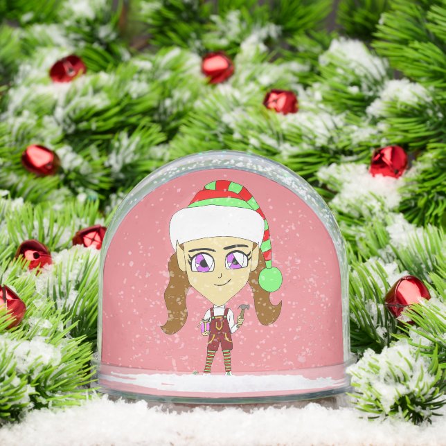 chibi elf    snowglobe (Christmas)